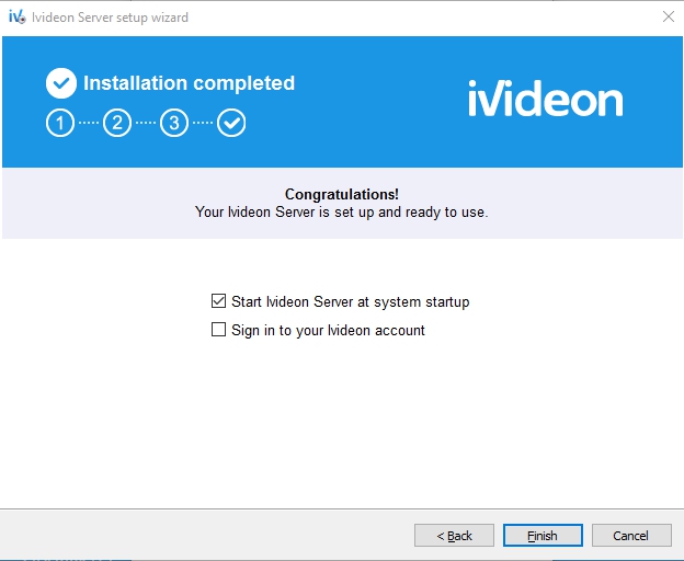 Ivideon server не запускается windows 10